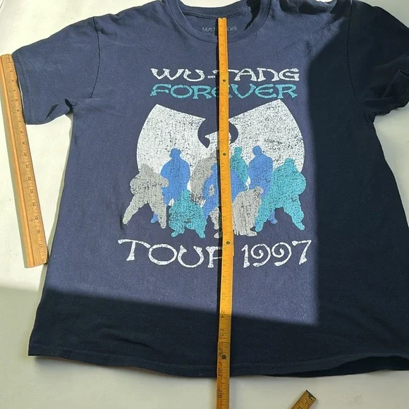 Vintage 1997 Wu-Tang Forever Clan Tour Men’s Large Navy - Picture 7 of 10